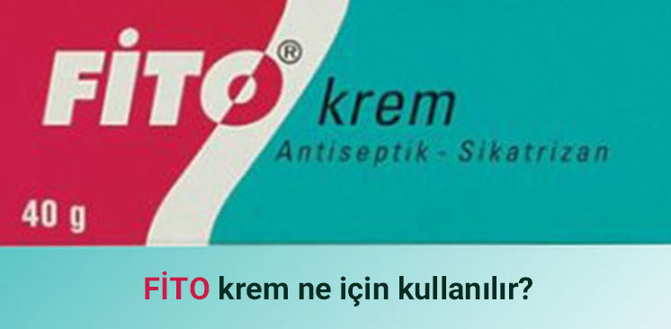 Aynı şekilde yara kremi olan Fito, aynı zamanda yanıklar, su çiçeği ve kaşıntı içinde kullanılır.