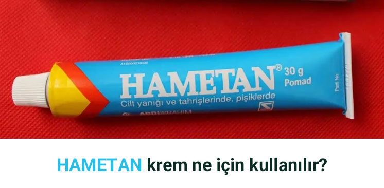 Diğer yara kremleri gibi Hametan'da güneş yanıkları ve sivilce izlerine ek etki etmektedir.